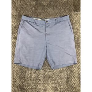 Callaway Golf Shorts Mens 38 Blue Heather Performance Stretch Embroidered Logo